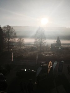 Do téhle pohody jsme se ráno vzbudili!